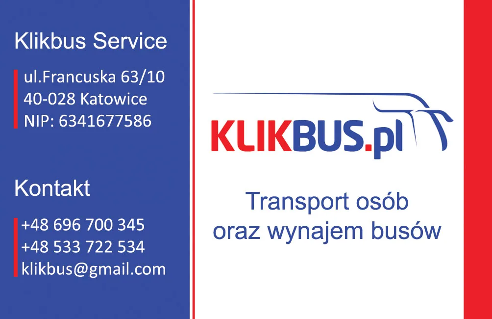 Klikbus Business Card