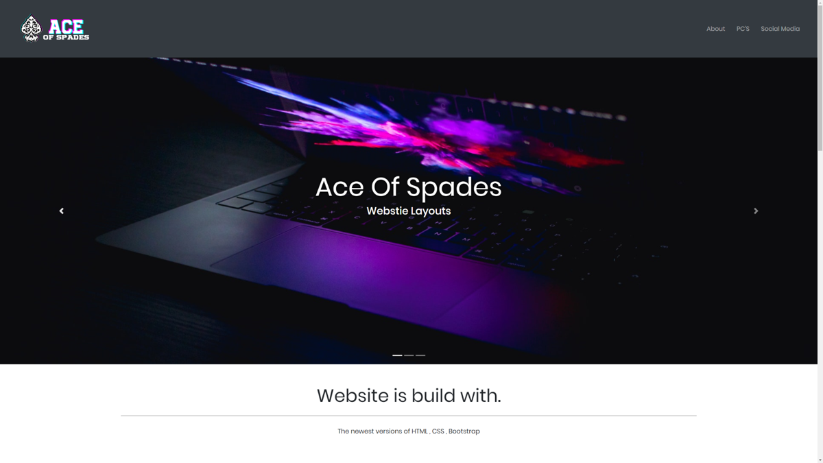 Landing Page: 3 PC Builds